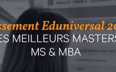 2 mastères MS de l’ISEADD parmi les meilleurs masters, MS et MBA au classement Eduniversal 2019